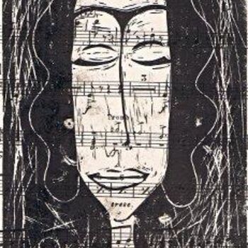 Картина под названием "Frida" - Nancy Van Reeth, Подлинное произведение искусства