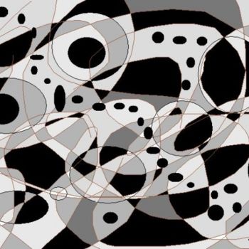 Ζωγραφική με τίτλο "dots" από Nancy Forever, Αυθεντικά έργα τέχνης