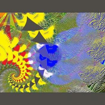 Malerei mit dem Titel "swirl 6" von Nancy Forever, Original-Kunstwerk, Öl
