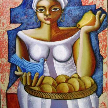 Painting titled "bai.jpg" by Nando Ribeiro, Original Artwork