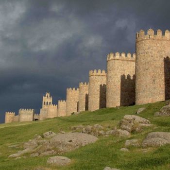 Photography titled "Murallas de Avila d…" by Nando Roman, Original Artwork