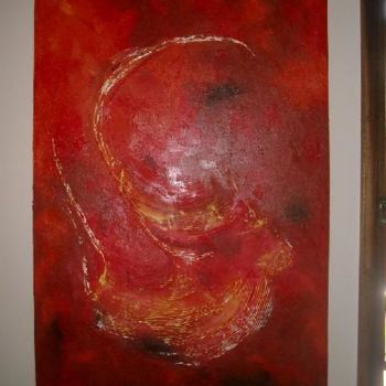 Pintura intitulada "Vermelho" por Eliany Mendonça Nane, Obras de arte originais