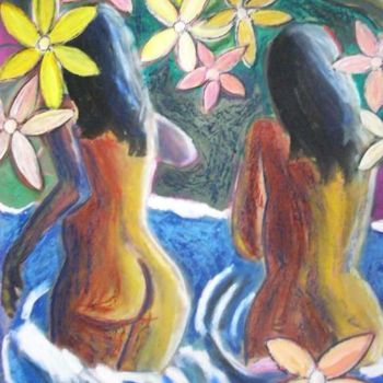 Pintura titulada "mujeres" por Fernando Millares Basadre, Obra de arte original