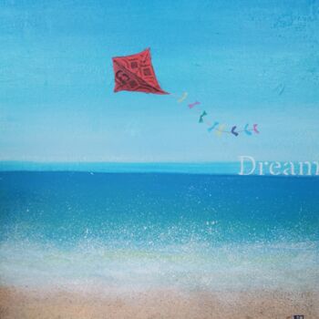 Painting titled "Dream2" by Nanou, Original Artwork, Acrylic