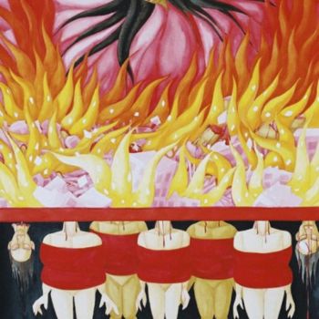 Pintura intitulada "Destroy the World 5" por Nantana, Obras de arte originais