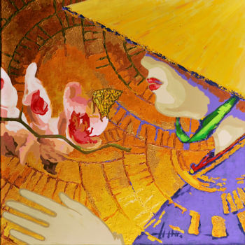 Pintura titulada ""Всякое дыхание да…" por Demetra, Obra de arte original, Acrílico