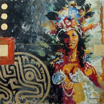 Painting titled "Tereza (Brasil)" by Narbero, Original Artwork