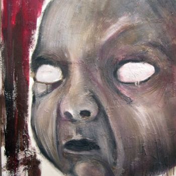 Картина под названием "Doll VII - Zombie S…" - Narcisse Steiner, Подлинное произведение искусства