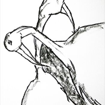Drawing titled "charcoal on paper" by Narendraraghunath, Original Artwork