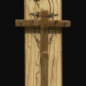 Sculpture titled "crucified" by Narendraraghunath, Original Artwork