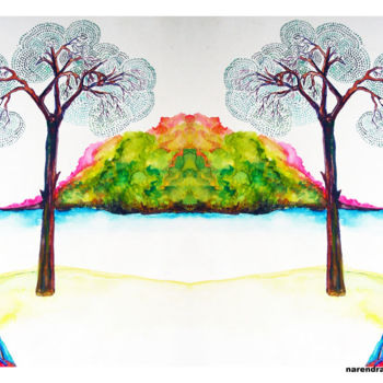 绘画 标题为“landscapeweb.jpg” 由Narendraraghunath, 原创艺术品