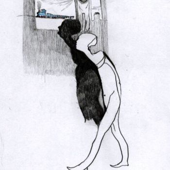 Drawing titled "When the reality be…" by Narine Grigoryan, Original Artwork