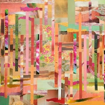 Collages intitulée "Messages précieux" par Nash, Œuvre d'art originale, Collages