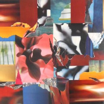 Collages intitulée "Le bel été" par Nash, Œuvre d'art originale, Collages