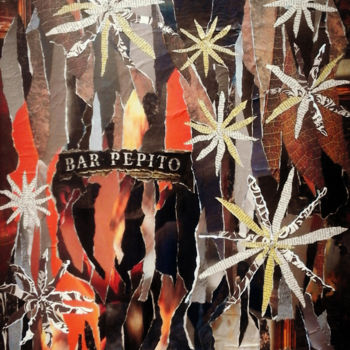 Collages titled "Bar Pepito" by Nash, Original Artwork