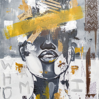 "African" başlıklı Tablo Anastasiya Dubov tarafından, Orijinal sanat, Akrilik