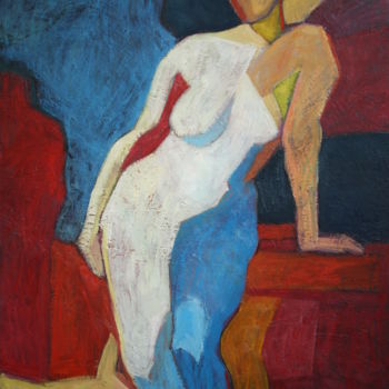 Картина под названием "Varya" - Anastasia Sosnovskaya, Подлинное произведение искусства, Масло