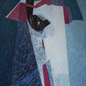 Painting titled "Hope" by Anastasia Sosnovskaya, Original Artwork, Acrylic Mounted on Wood Stretcher frame