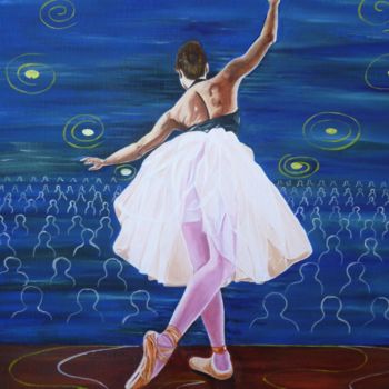Pintura titulada "danseuse classique" por Natef, Obra de arte original, Oleo
