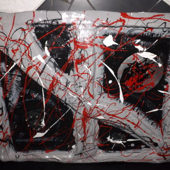 Painting titled "Apocalypse" by Natacha Vanhoolandt, Original Artwork