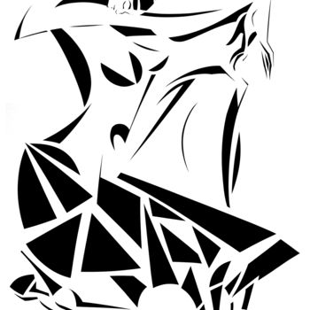 "Figure number 1" başlıklı Tablo Nata Didenko tarafından, Orijinal sanat, Kolaj