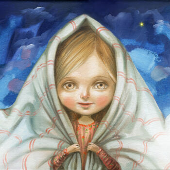 Pittura intitolato "illustrazione libro…" da Natali Derevyanko, Opera d'arte originale