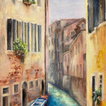 Картина под названием "Венеция" - Natali Koroleva, Подлинное произведение искусства, Масло