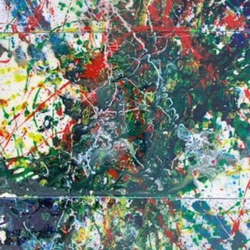 Pittura intitolato "Triptych "Brain Exp…" da Natali Shepeleva, Opera d'arte originale, Acrilico