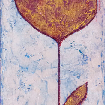 Malerei mit dem Titel "Tulip" von Natalia Berezina (natimade), Original-Kunstwerk, Acryl