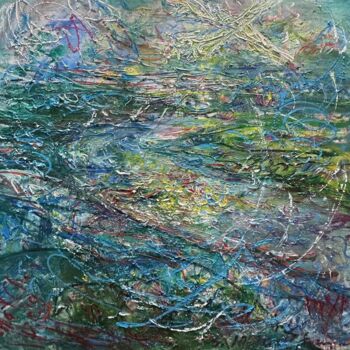 Картина под названием "My spring, my Pripy…" - Natalia Chernogolova, Подлинное произведение искусства, Масло Установлен на Д…