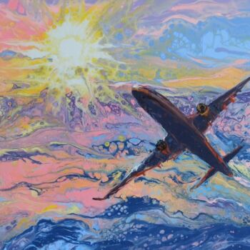 Pittura intitolato "Towards the sun" da Natalia Gartman, Opera d'arte originale, Acrilico