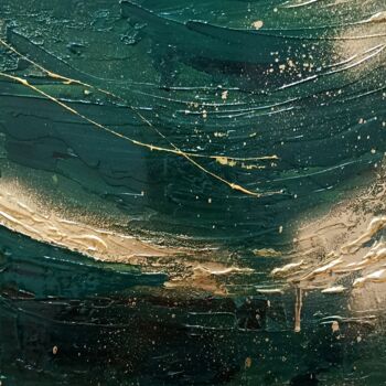 Pintura titulada "Emerald" por Natalia Janicka, Obra de arte original, Acrílico