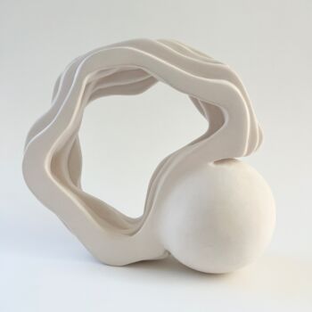 Sculpture intitulée "Beginning" par Natalia Valter, Œuvre d'art originale, Céramique