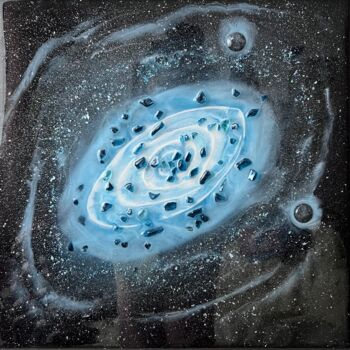 Painting titled "Universe (space)" by Natalia Volovchenko, Original Artwork, Acrylic
