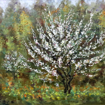 "The scent of spring" başlıklı Tablo Natalia Yakorieva tarafından, Orijinal sanat, Petrol