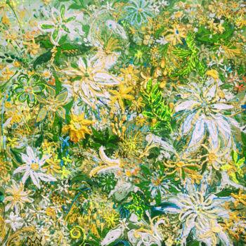 Pintura intitulada "Flowers art" por Natalia Kuruch, Obras de arte originais, Acrílico