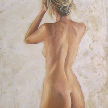 Painting titled "desnudo" by Natalia Tejera, Original Artwork