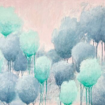 Malarstwo zatytułowany „Flights in a dream…” autorstwa Natalie Aleksejeva (NatalieVerve), Oryginalna praca, Akryl