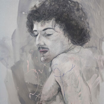 图画 标题为“Portraiture of Yoku…” 由Natalie Levkovska, 原创艺术品, 水粉