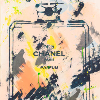 "Chanel My sweet mel…" başlıklı Tablo Natalie Otalora tarafından, Orijinal sanat, Akrilik Ahşap Sedye çerçevesi üzerine mont…