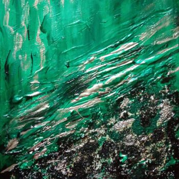 Картина под названием ",, Sea Rhapsody,," - Natalie Rybka, Подлинное произведение искусства, Масло Установлен на Деревянная…