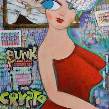 Painting titled "Olympia-Lipa" by Natalie Shiporina, Original Artwork, Acrylic