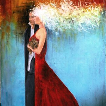 Pittura intitolato "Walking Together" da Nataliya Bagatskaya, Opera d'arte originale, Olio