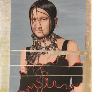 Картина под названием "Lisa Visiting Gault…" - Nataliya Bagatskaya, Подлинное произведение искусства, Акрил
