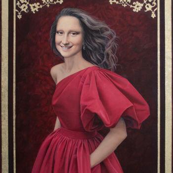 Картина под названием "Contemporary portra…" - Nataliya Bagatskaya, Подлинное произведение искусства, Акрил