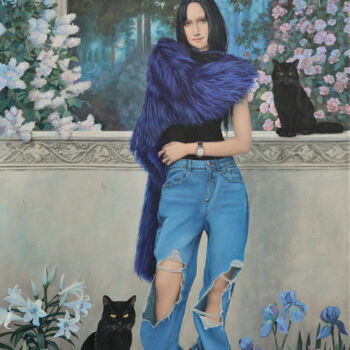 Malarstwo zatytułowany „Contemporary painti…” autorstwa Nataliya Bagatskaya, Oryginalna praca, Akryl