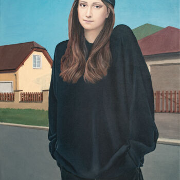 "Contemporary portra…" başlıklı Tablo Nataliya Bagatskaya tarafından, Orijinal sanat, Akrilik