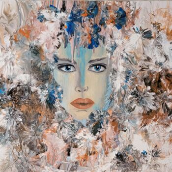 Картина под названием "The Deep Self" - Natalja Surikova, Подлинное произведение искусства, Акрил Установлен на Деревянная р…
