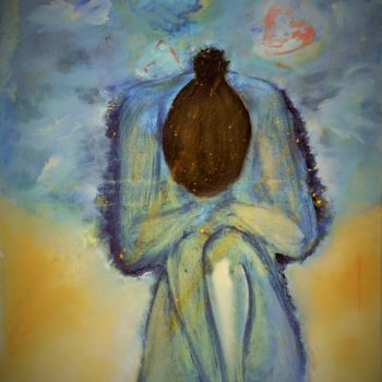 Pintura intitulada "Je te Dirai les Mau…" por Nataly. Adam, Obras de arte originais, Óleo