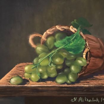 Painting titled "Traditional Grape" by Nataly Mikhailiuk, Original Artwork, Pastel